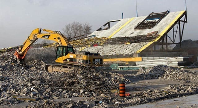 Ivor Wynne Stadium demolition project