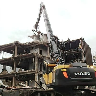 Jackson Street commercial demolition project