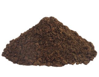 A pile of excess soil