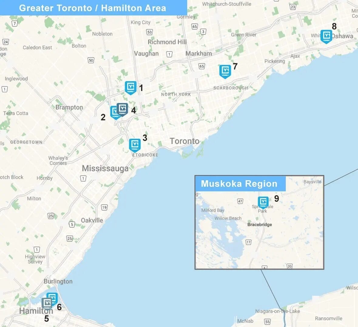 YORK1 Facilities Map