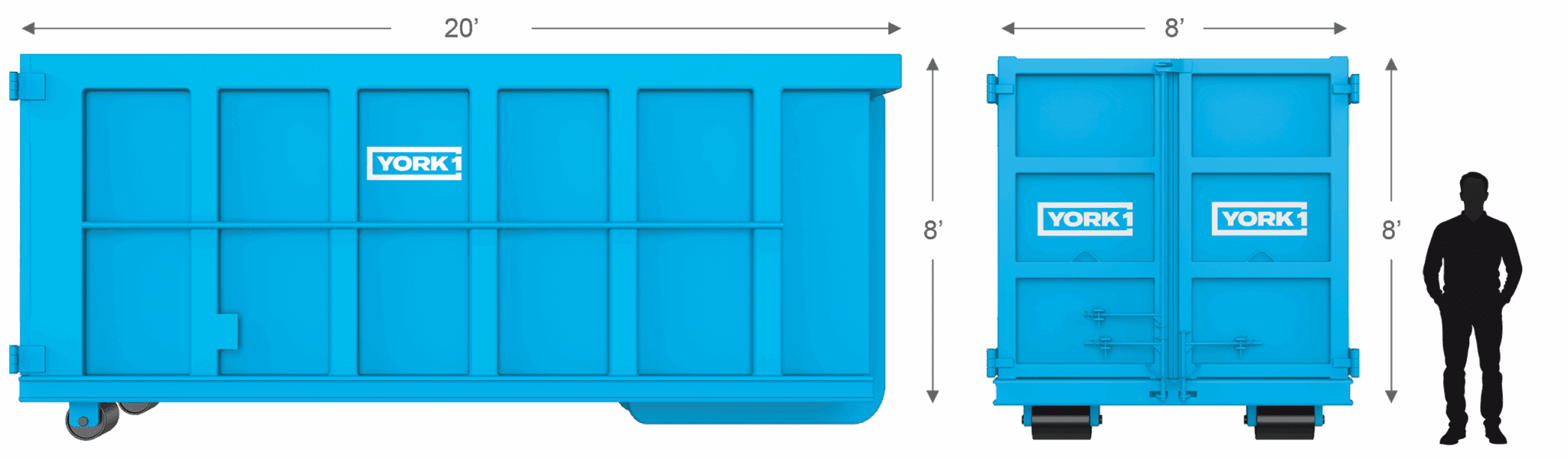 40 Yard Roll-off Bin